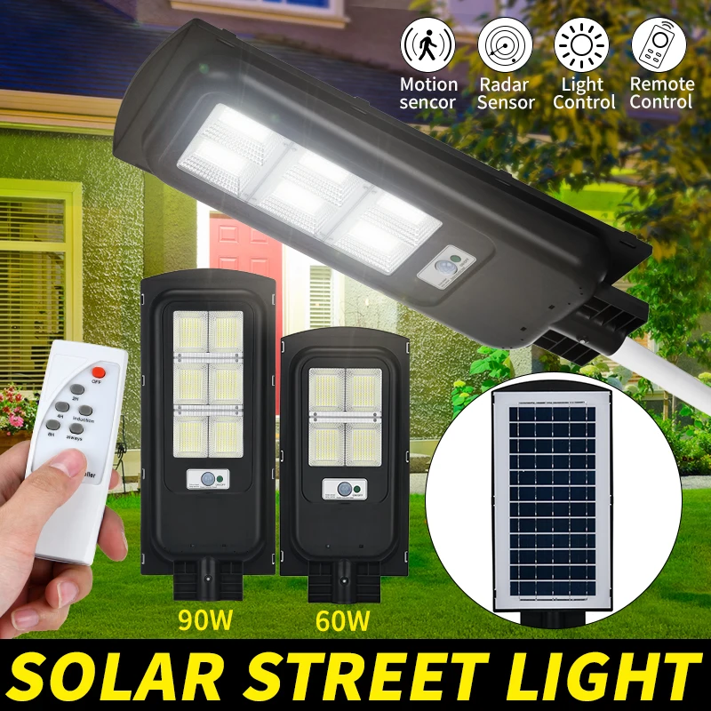 

Home Street Lights Solar Powered Lamp 416LEDs 7800K With Remote Control IP65 Waterproof LED Flood Light for Yard Garden