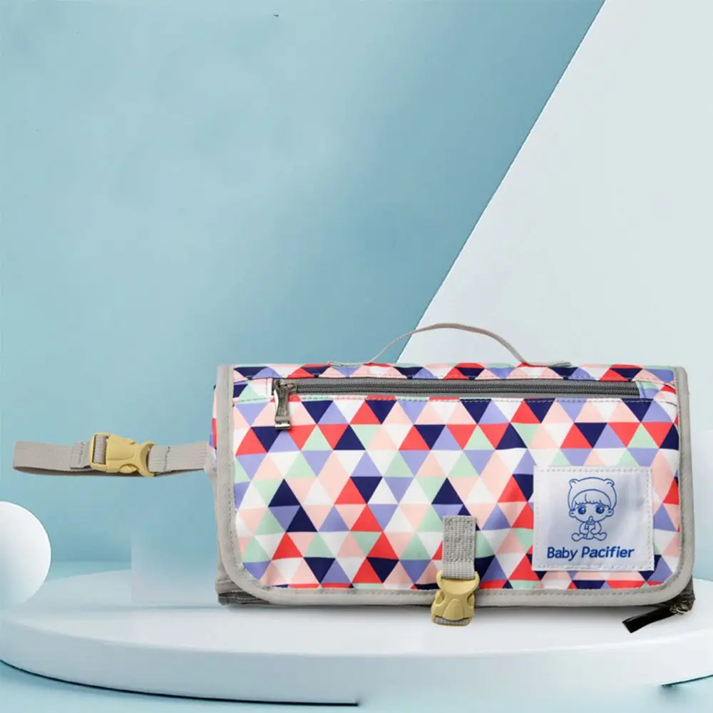 

Nylon Baby Bag Toddler Changing Table 3 In 1 Diaper Changing Pad Waterproof Mat Infant Diaper Bag Nappy Changing Mat