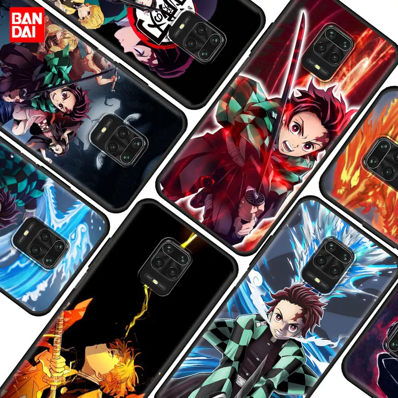 

Cover Case for Xiaomi Redmi Note 7 8 8T 9 9S 10 11 11T Pro 8Pro 10Pro 11ProPlus 4G 5G Coque Shell Demon Slayer Kimetsu No Yaiba