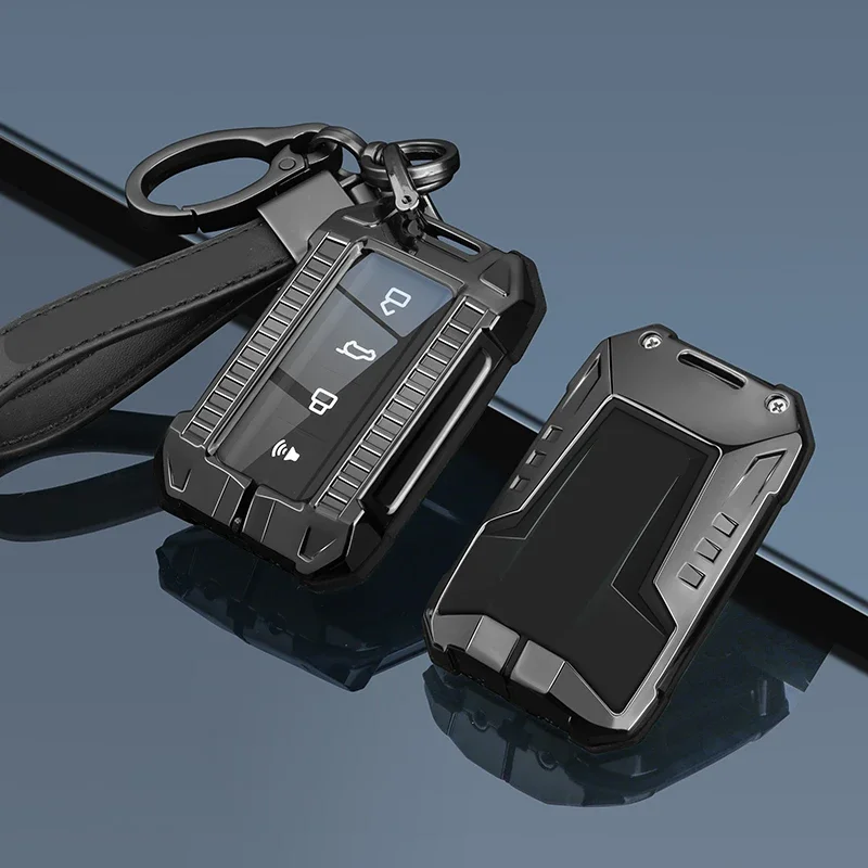 Металлический чехол для дистанционного ключа автомобиля держатель брелок