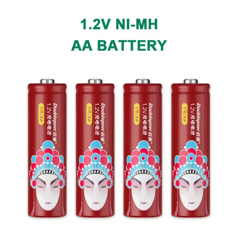 

NEW 1.2V AA NI-MH rechargeable battery 1500mah for thermometer mouse calculator clock Chinese style 14500 NI-MH battery