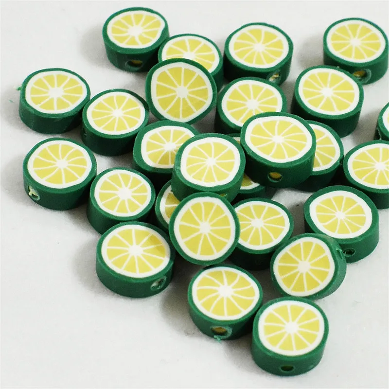 

DIY10MM 30/50/100/200 polymer clay beads mobile chain ring jewelry made of bracelet accessories wholesale items