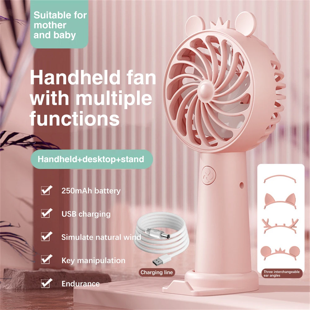 

Small Fan Mini Usb Usb Rechargeable Portable Handheld Fan