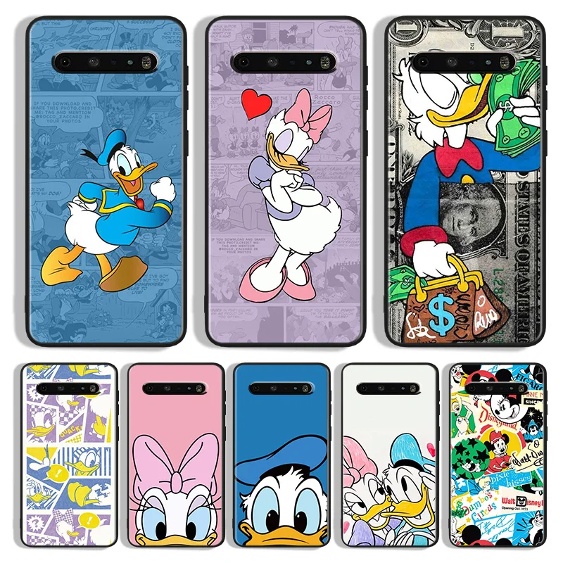 

Duck Donald Cartoon Phone Case For LG K 92 71 51S 42 30 22 20 50S 40S Q60 V 60 50S 40 35 30 G8X G8S ThinQ Black Cover