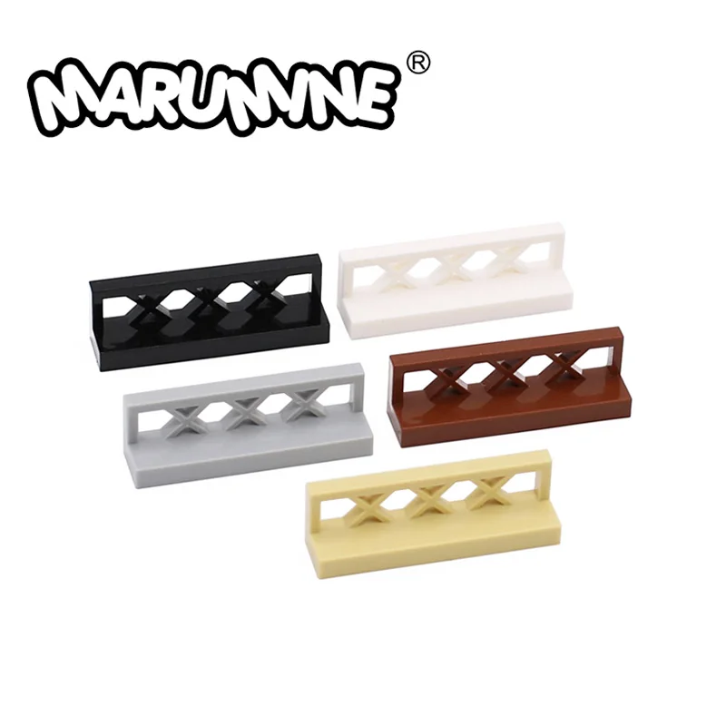 

Marumine 3633 1x4x1 Fence Create Expert MOC Bricks Guardrail Set Railing Building Materials For Home Construction Blocks Parts