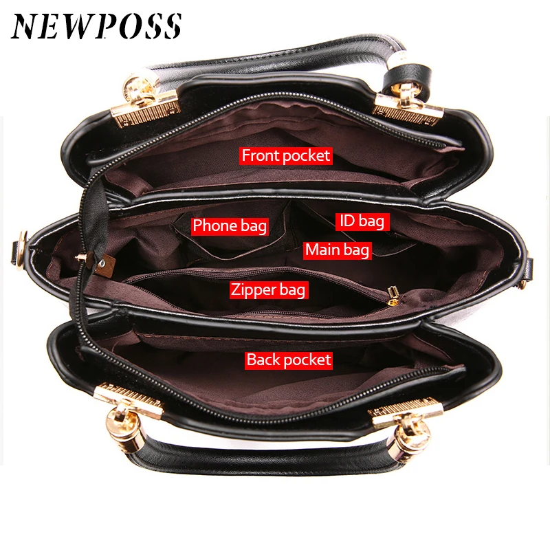 Женские сумки из искусственной кожи роскошная сумка-мессенджер через плечо для