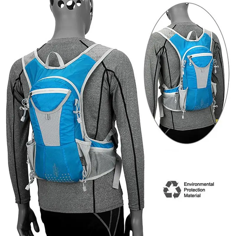 Cycling Backpack 12L Multiple Compartments Motorcycle Backpack Large Capacity Men And Women Daypack For Mtb Cycling Hiking