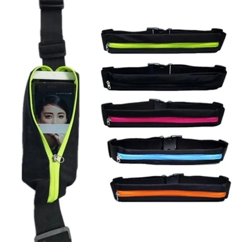 

Waterproof Invisible Running Sports Waist Bag Reflective Plan Outdoor Sports Gym Bale Phone Pack Women Men Fitness Belt