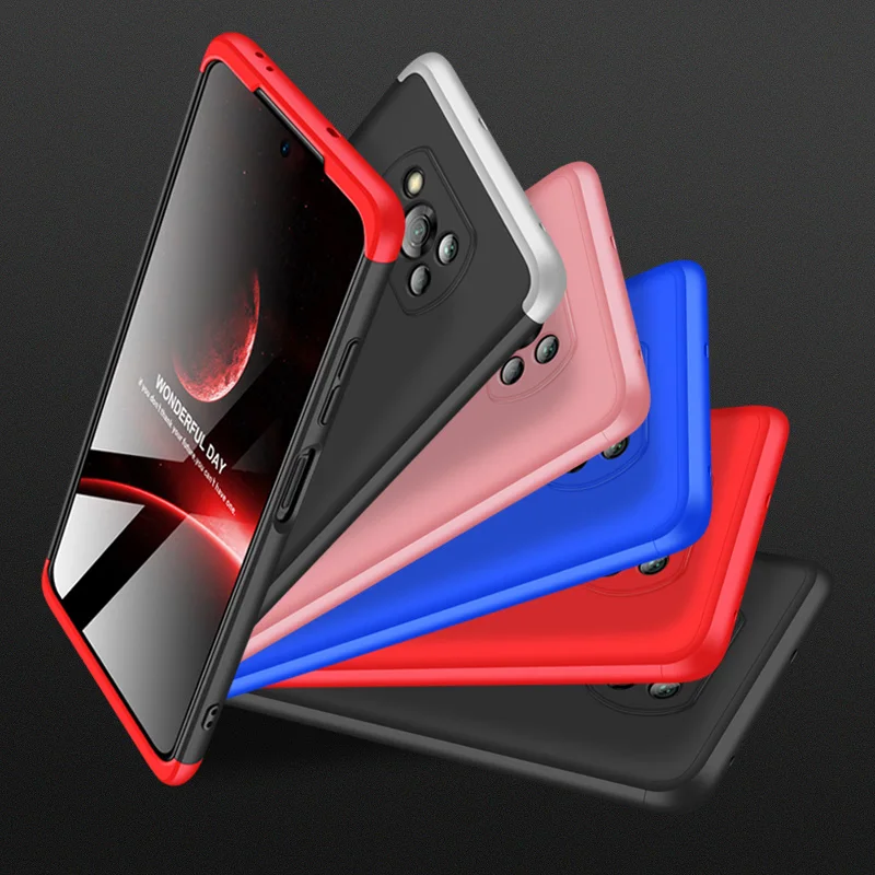keysion 3 in 1 phone case for poco x3 nfc m3 f3 x3 pro back cover for redmi note 9s 9 9a 9c xiaomi mi 11i 10t note 10 pro free global shipping