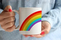 rainbow mugs kids gifts kid cups children gifts coffee mugs kitchen home decal friend gift kid milk mugs novelty beer cups