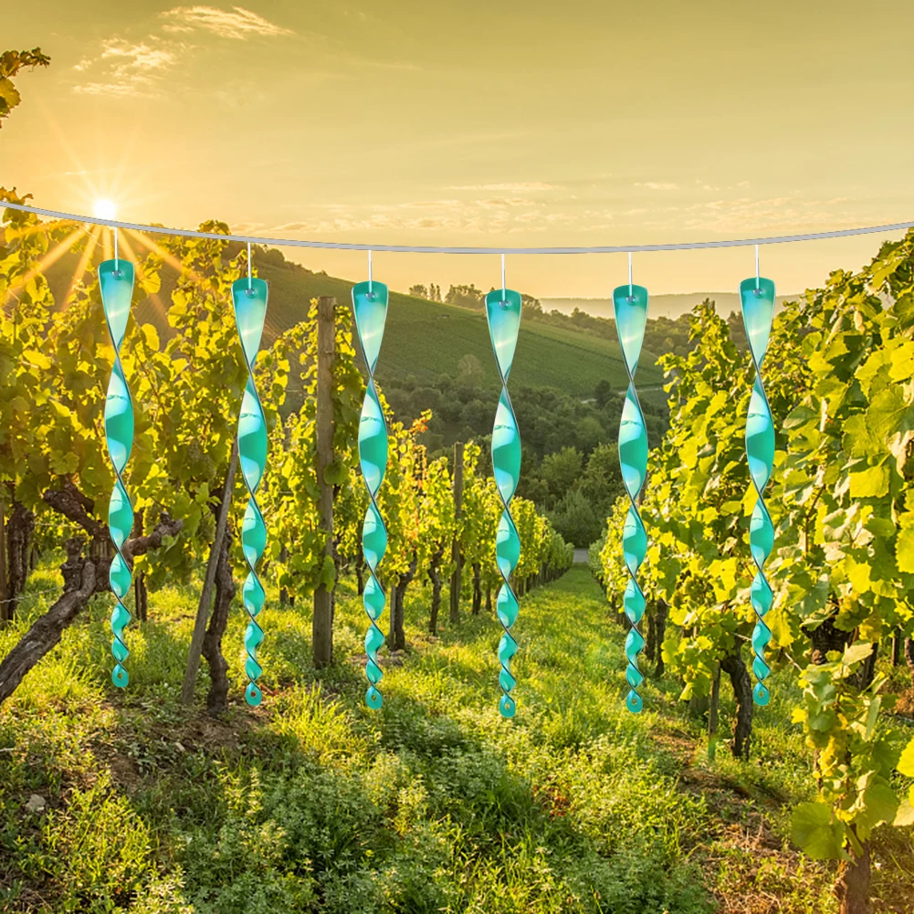 

6 шт., светоотражающие палочки для птиц, 30 см