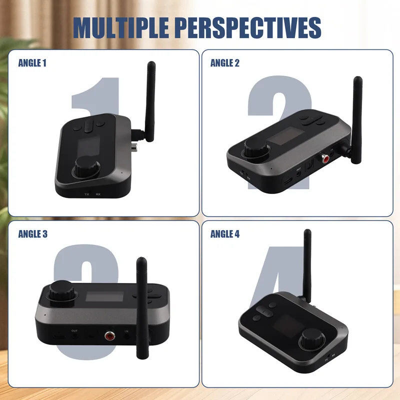 5 3 Bluetooth-адаптер 3в1 Bluetooth-передатчик-приемник для потоковой передачи музыки