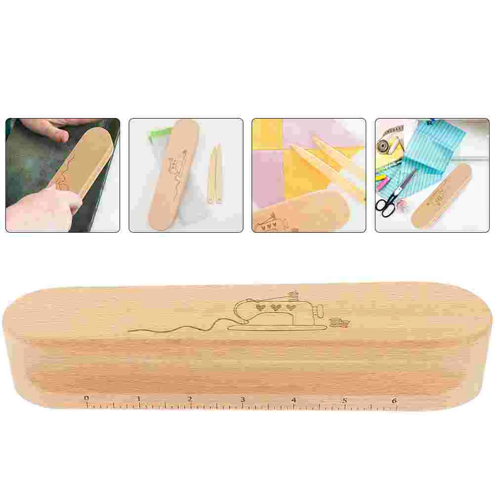 

Embroidery Clapper Quilters Point Presser Accessories Seam Quilling Tool Tailor Quilting Block Pressing Wooden Ironing