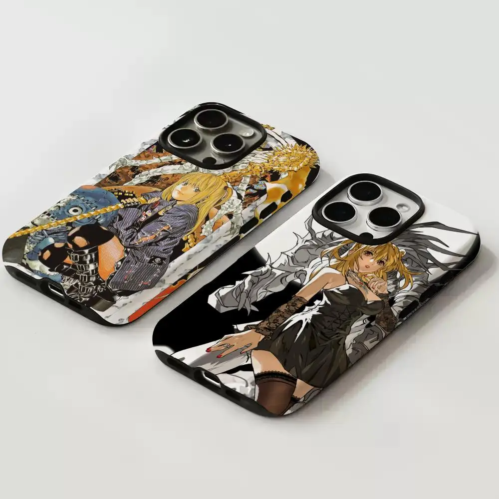 Фото Чехол для телефона Misa Y2K в стиле Death Note, классическое аниме, для iPhone 17, 16e, 16, 15, 14, 13, 12, 11 Pro Max Plus XS №4