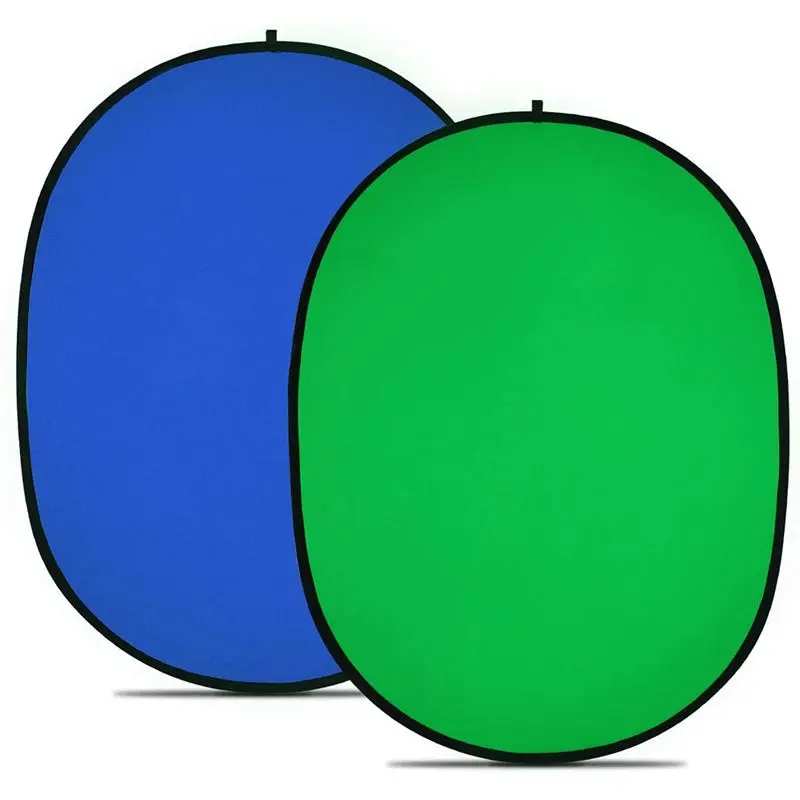 

Photography Reflector Portable Backdrop Chromakey Green Screen Background For Youtube Video Studio 150X200cm 2 In 1