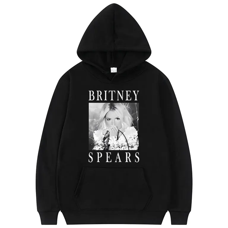 Толстовка Y2k Britney Spears с графическим принтом для мужчин и женщин винтажная