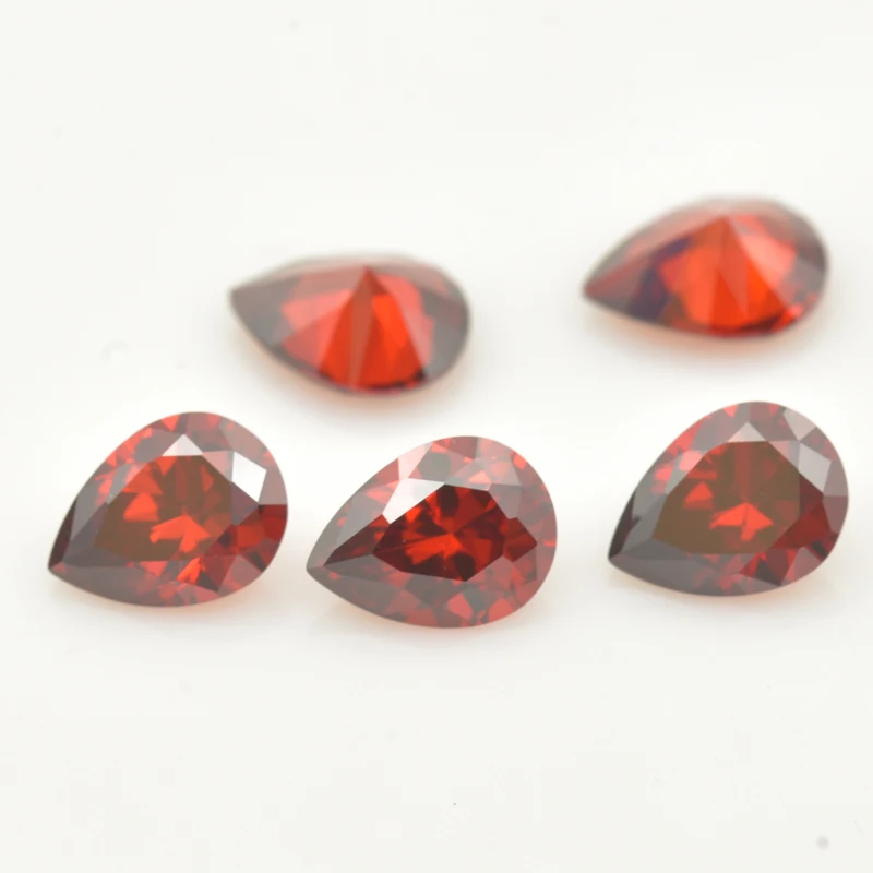

50 шт., 2x3-18x25 мм, гранат, персиковая огранка, искусственный фианит, камень AAAAA для ювелирных изделий, драгоценный камень, оптовая продажа, камен...