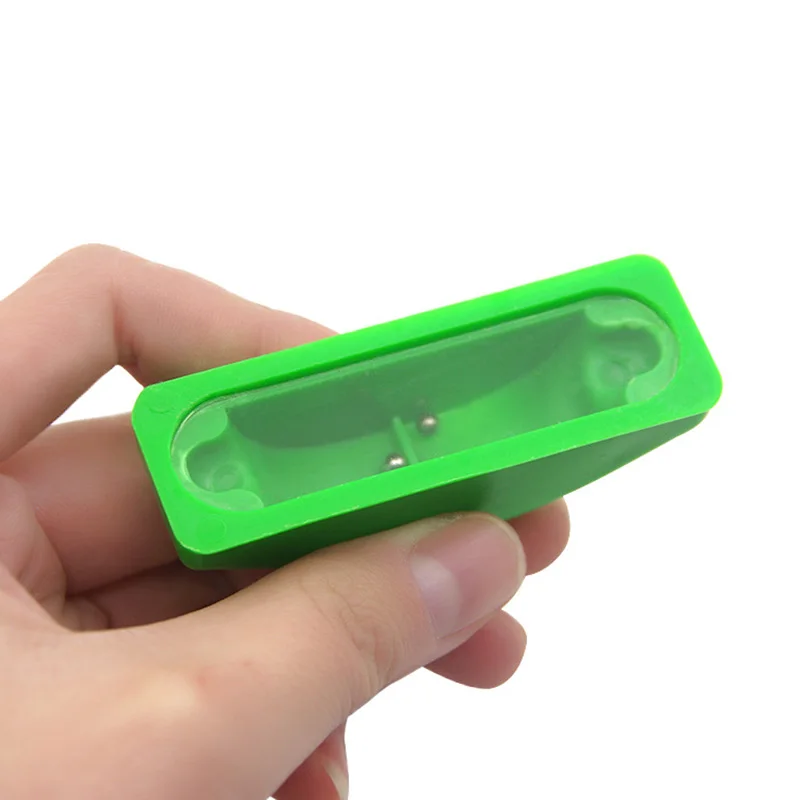 

Two Beads Into The Hole Magic Tricks Magic Ball&Box Close Up Street Illusions Magician Props Accessories Easy To Do Kids Toys