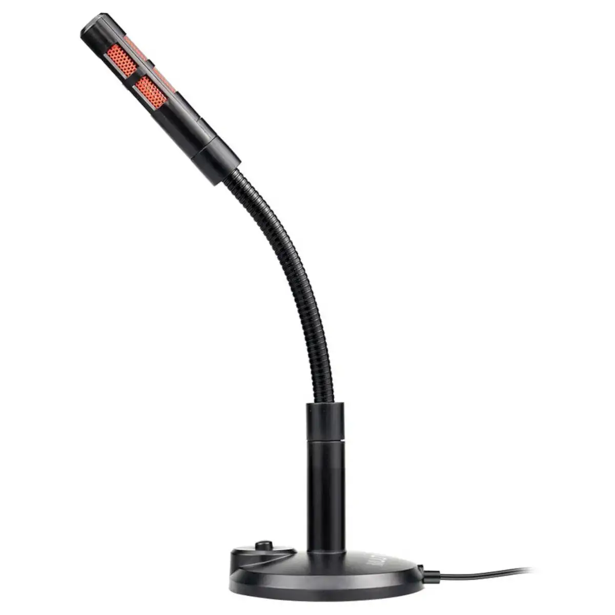 

MICROPHONE P2 FLEXIBLE BLACK AND RED PH375