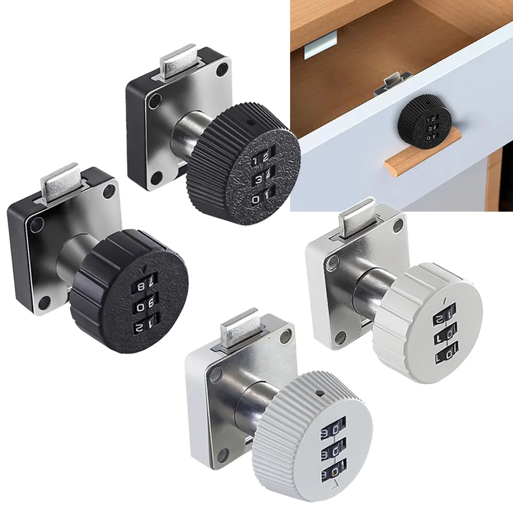 

Password Locking Hasp And Staple With Keys Padlock Garage Lock Cupboard Shed Cosmetic Case Wooden Box Suitcase Anti-theft