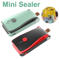 mini food sealer home mini bag sealing machine special hand pressure heat sealing machine with cutter 3 gear kitchen accessories