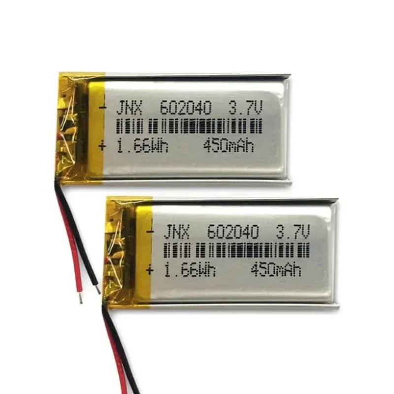 Литий-полимерный аккумулятор 602040 3 7 V 450mAh