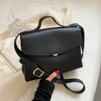 pu leather small crossbody bags with short handle for women 2022 trend fashion luxury solid color shoulder handbags