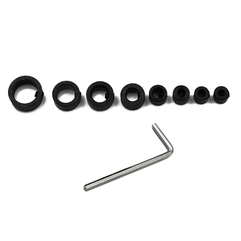 

Woodworking Drill Stop Collar Set 3mm-16mm Drilling Bit Depth Stopper Ring Drop Shipping