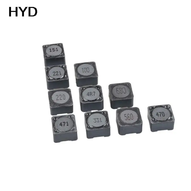 

10 шт CDRH127R 12*12*7 мм SMD экранированный силовой индуктор 10uh 22uh 33uh 47uh 56uh 100uh 150uH