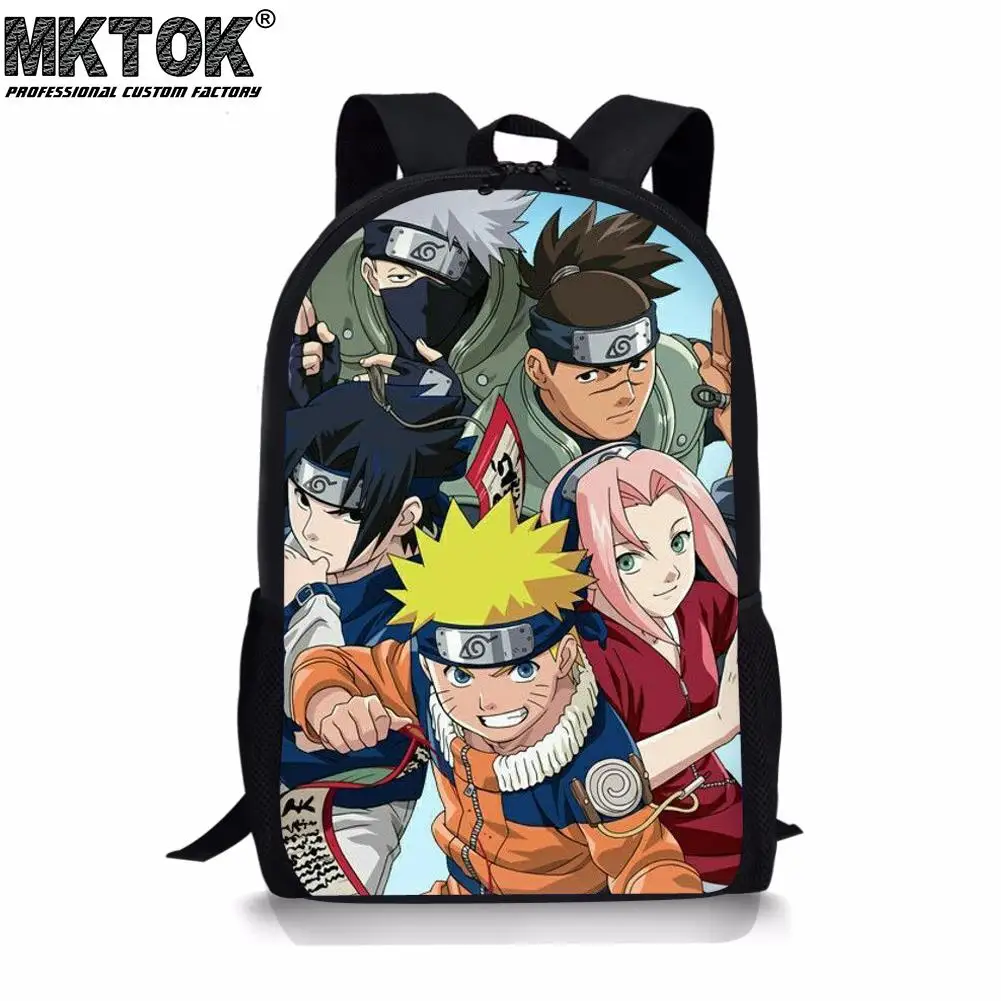 Japanese Anime Print High School Bags for Boys Customized Teenagers Backpacks Students Satchel Mochila Free Shipping