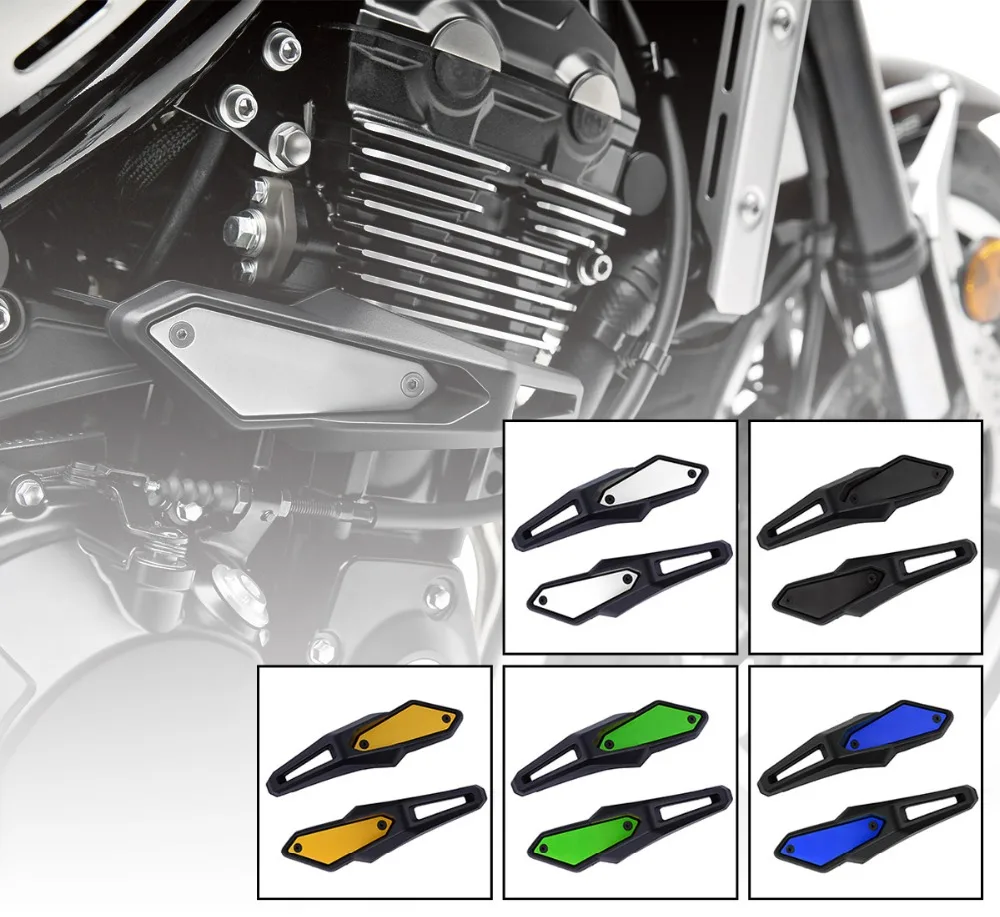 Motosiklet motor koruma çerçeve örtüsü kaymak Stator kapak paneli koruyucu 2018-2022 Kawasaki Z900RS Z900 RS aksesuarları
