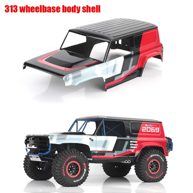 

D1RC Baja Baja1000 Racing Bronco R 313 корпус колесной базы для 1:10 TRX4 Ford Лима Радиоуправляемый гусеничный автомобиль Traxxas AXIAL SCX10 RC4WD DIY