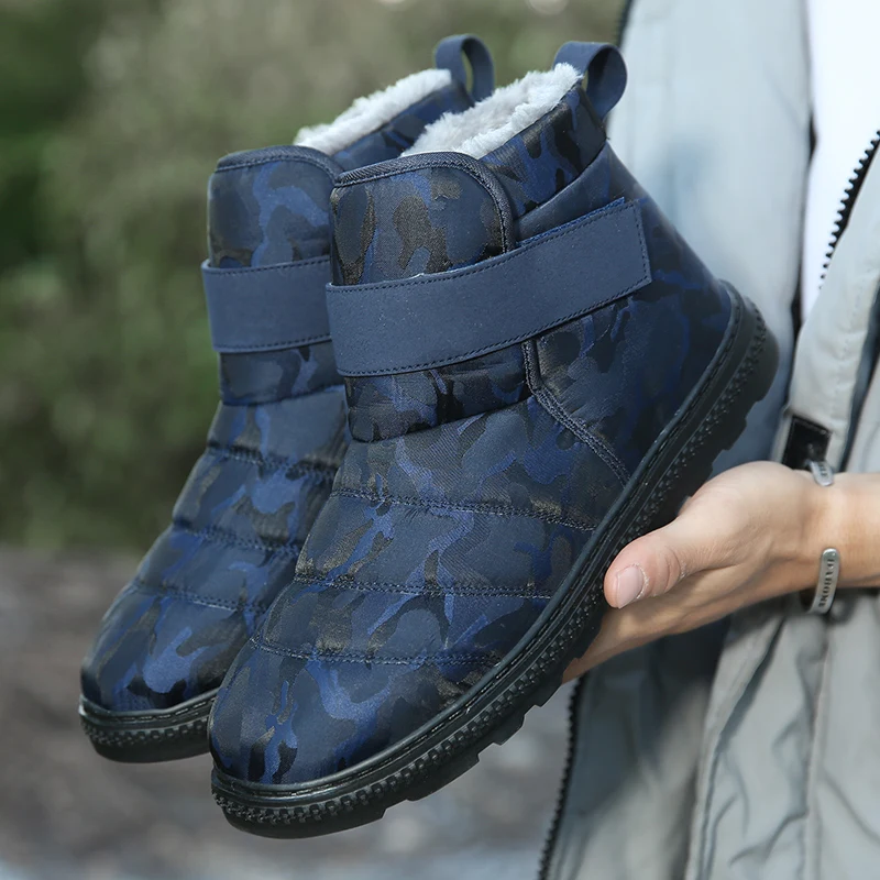 

Зимние теплые мужские ботинки, размеры 47