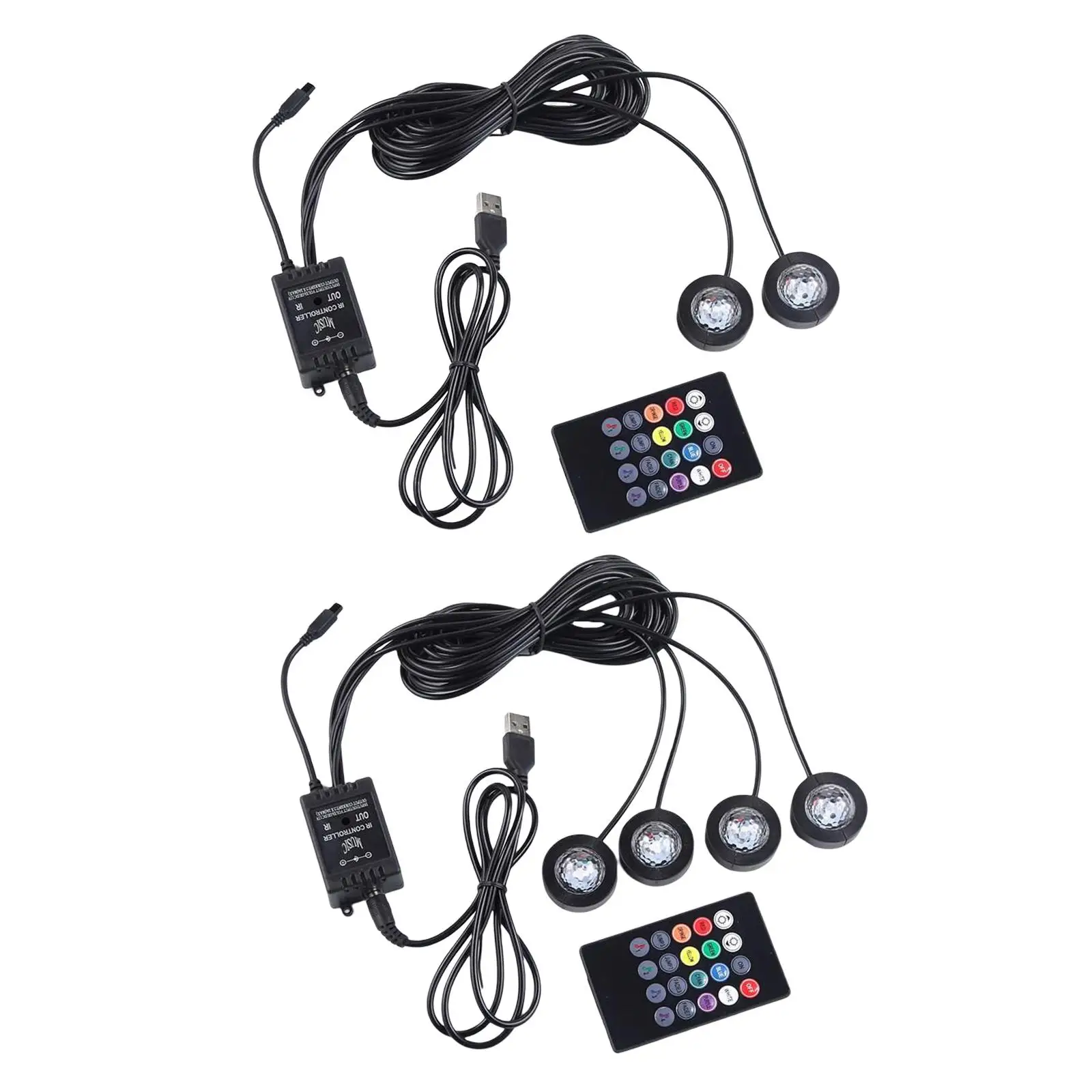 

Управление светильник салона автомобиля, внутренсветильник щение автомобиля, атмосферная лампа RGB для автомобилей