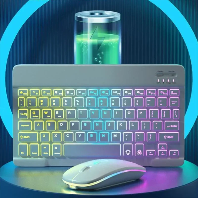 Клавиатура для планшета Android iOS Windows беспроводная мышь клавиатура