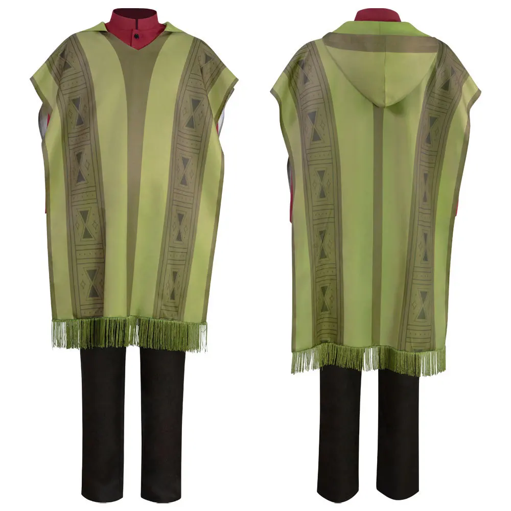 Костюм для косплея Энканто Бруно детей и взрослых одежда хэллоуивечерние |