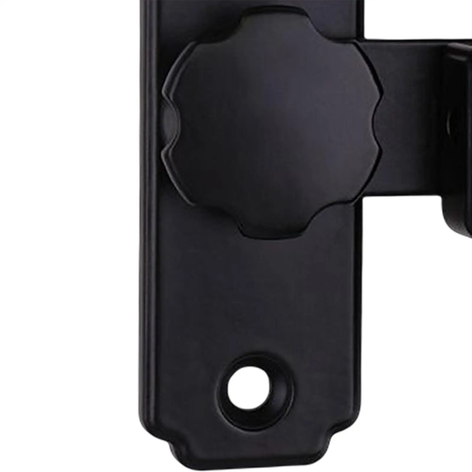 

Barn Sliding Door Latch Lock Door with Mounting Screws for Garage Black