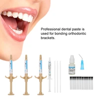 dental orthodontic bracket glue enamel adhesive bonding equipment accessories self curing adhesive paste kit teeth health care