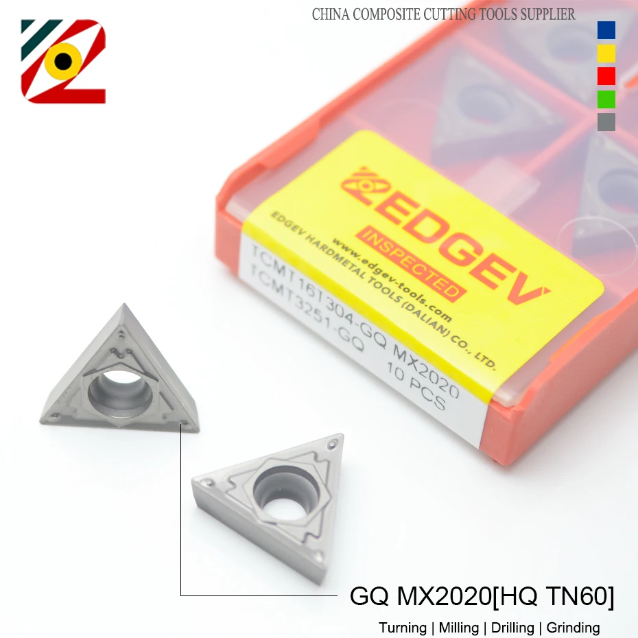 EDGEV 10 шт. Металлокерамические вставки TCMT090204 TCMT110204 TCMT110208 TCMT16T304 TCMT16T308 токарный