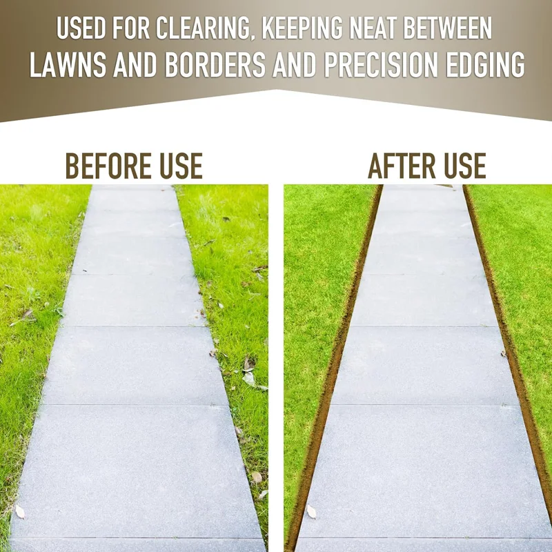 Ручная Лопата для стрижки Луны с ручкой машина зубчатый резец инструмент лужайки