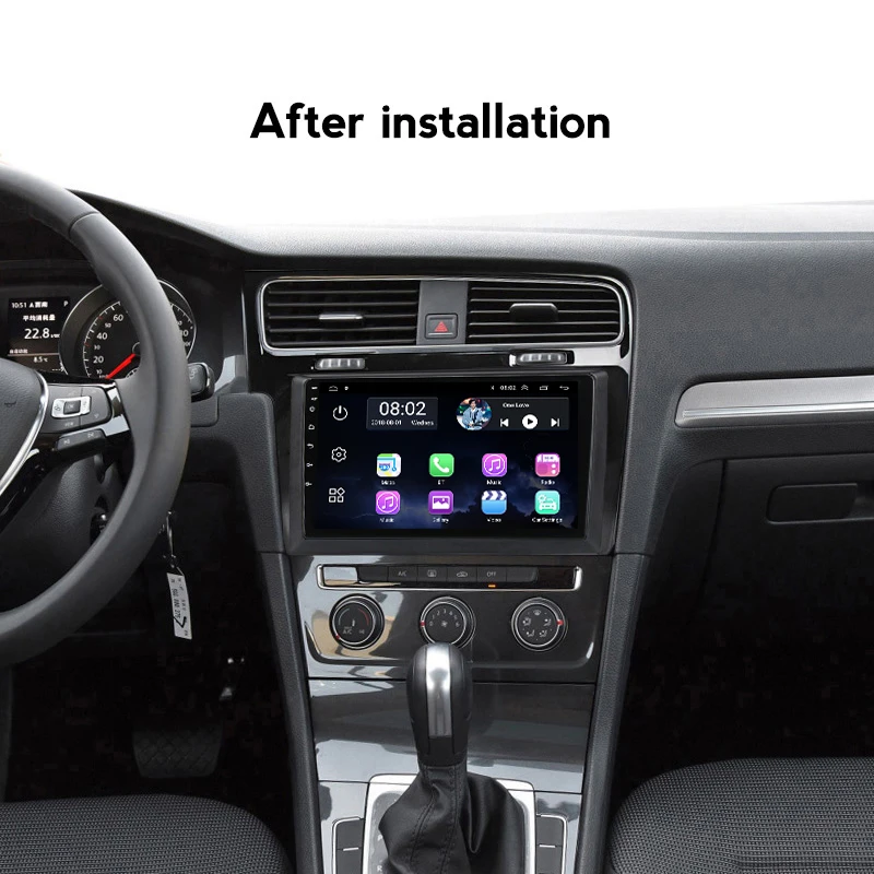 Автомагнитола Carplay Android 2.5D экран GPS стерео для Volkswagen Golf 7 2013 2014 2015 2016 2017 RDS FM аудио