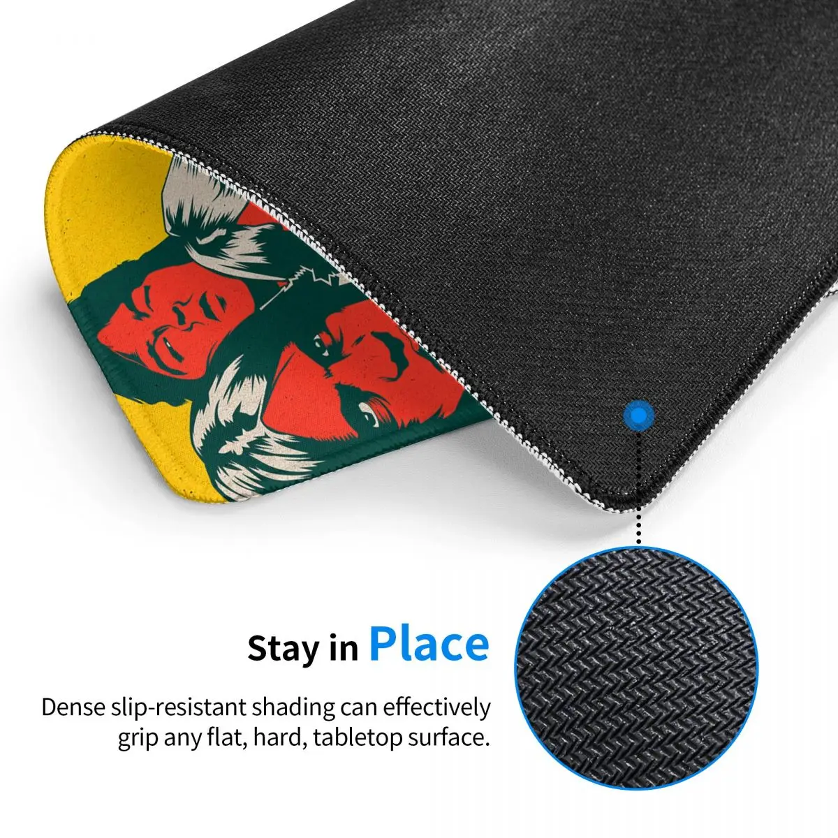 Резиновый коврик для мыши с прочными краями AC DC |