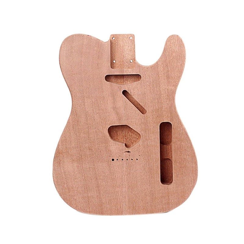 

Hot-DIY Electric Guitar Body Blank Barrel Mahogany For TL Guitar Replace Parts