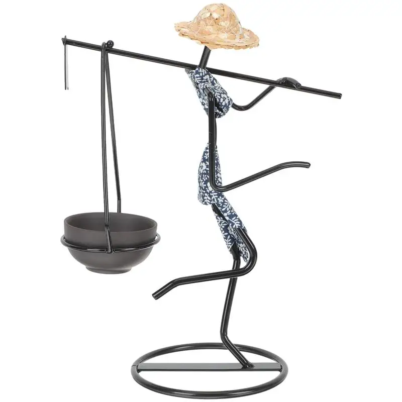 

Metal Art Candle Stick Human Being Shaped Candle Holder Creative Candlestick