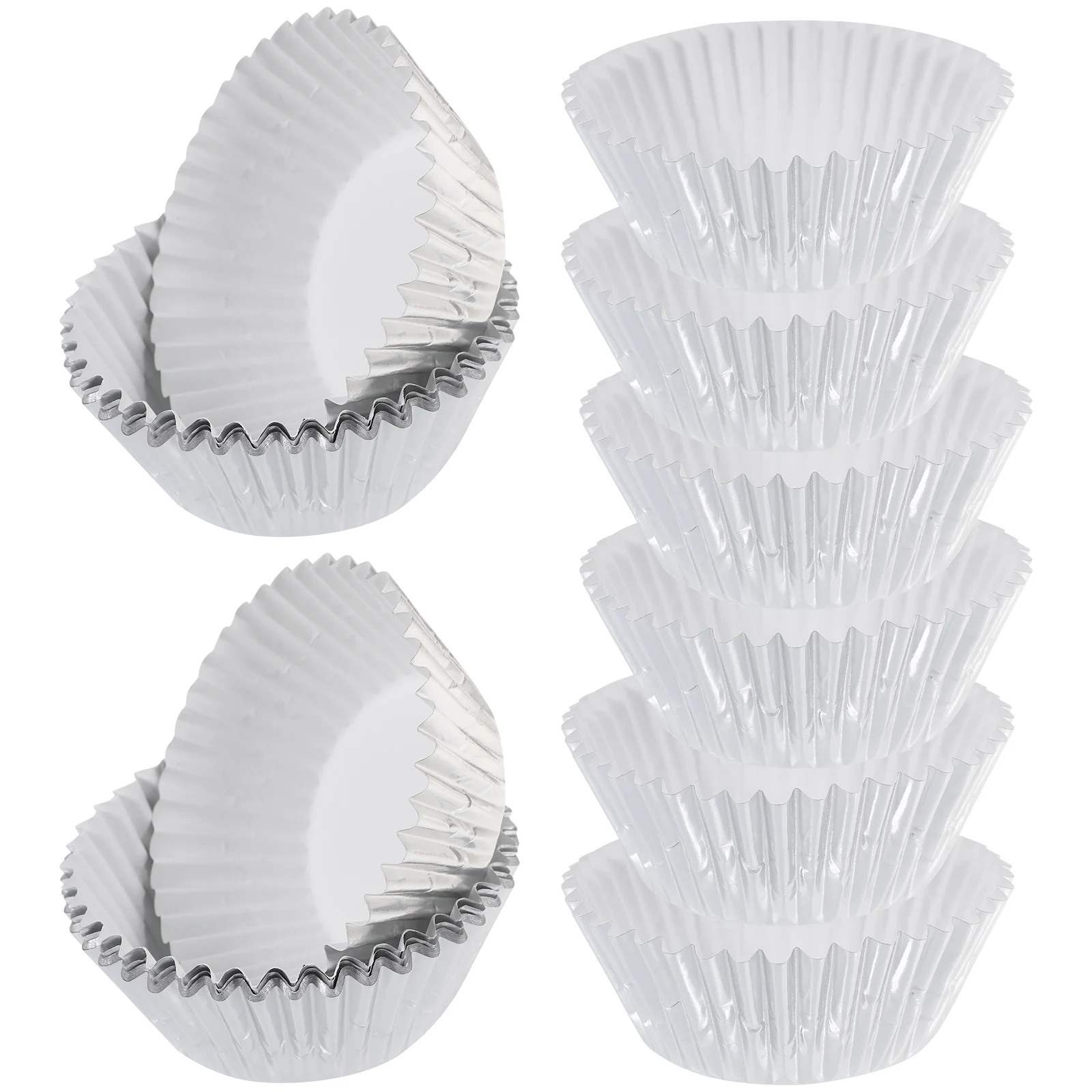 

Baking Cupcake Cake Cup Cups Muffin Paperaluminum Liners Mini Silicone Disposable Molds Pan Supply Shower Baby Server Wedding