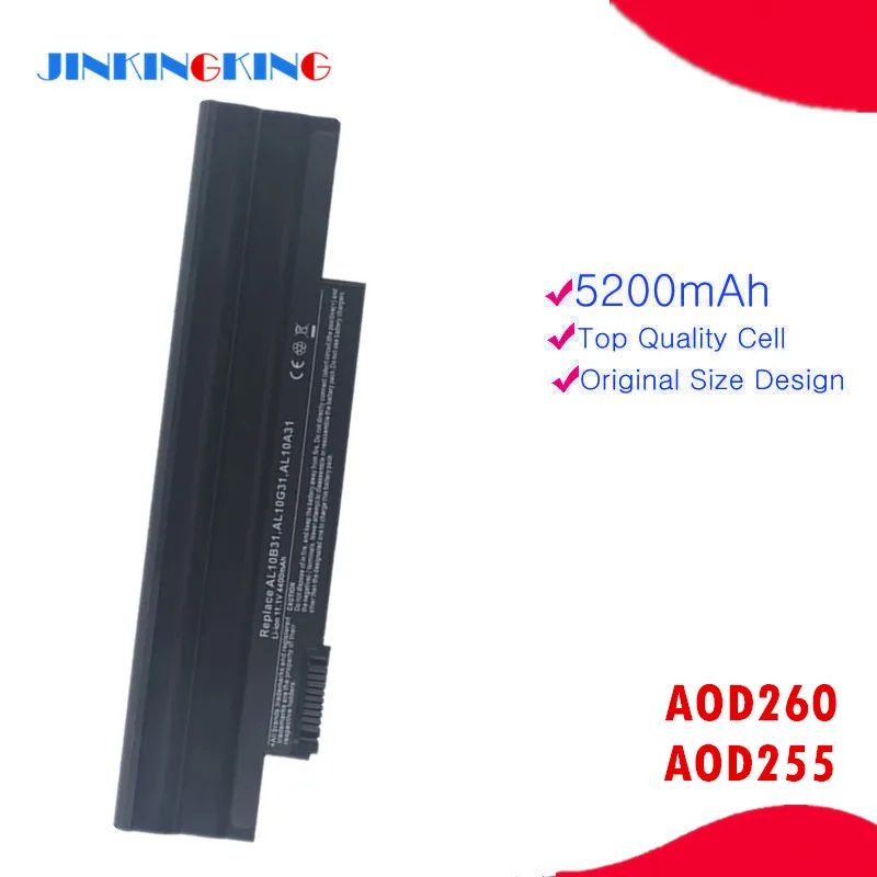 Аккумулятор AL10B31 для ноутбука Acer Aspire One 522 722 AOD255 D255 D255E D257 D257E D260 D270 E100 AL10A31 AL10G31