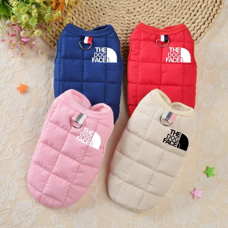 

Pet Dogs Clothes Winter Cotton Dogs Vest Coats Plus Warm For Small Medium Dog Clothing Puppy French Bulldog Chihuahua Perro