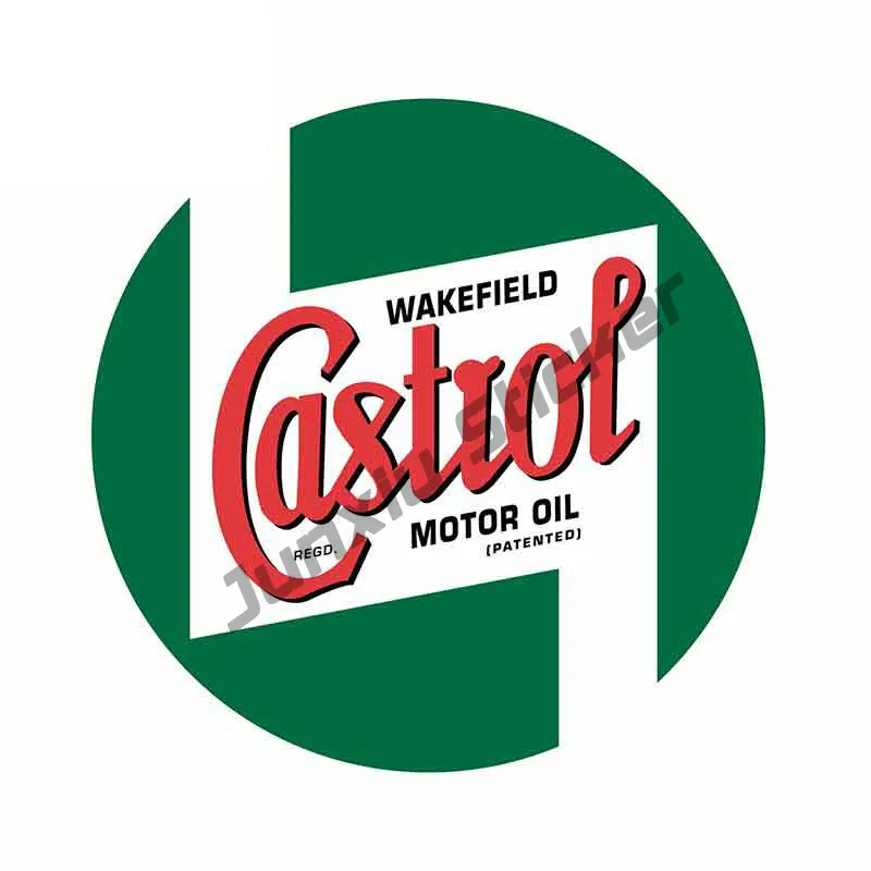 

CASTROL WAKEFIELD Trunk Car Stickers Windows Decor Decal Scratch-Proof Car Wrap Waterproof DIY Decoration Accessories KK13*13cm