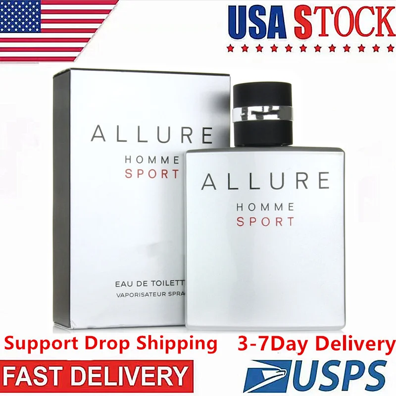 

Best Selling Men's Perfumes ALLURE Homme Eau De Toilette Long Lasting Fragrance Cologne for Men Women US Fast Delivery