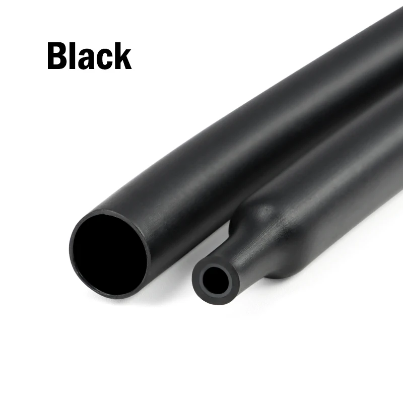 

1/2/5 м 4:1 с клеем, термоусадочная трубка, 4/6/8/12/16/20/24/32/36/40/52 мм, двойная стенка, утолщенная полиолефиновая клейкая проволока, кабельная муфта